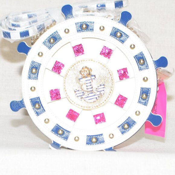Betsey Johnson - Nautical Crossbody, "SEAS the Day!", Multi - Picture 3 of 8